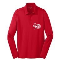 Trump Is A Scab Vote Harris Silk Touch Performance Long Sleeve Polo