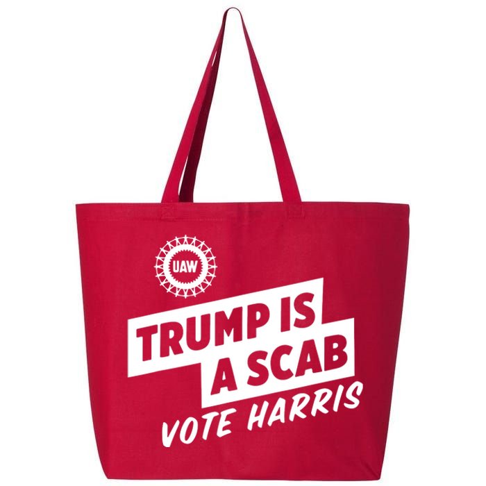 Trump Is A Scab Vote Harris 25L Jumbo Tote