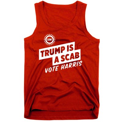 Trump Is A Scab Vote Harris Tank Top