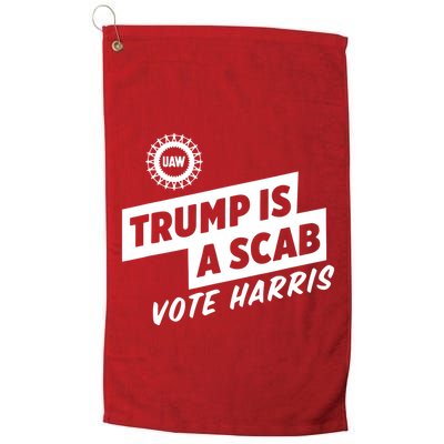 Trump Is A Scab Vote Harris Golf Towel