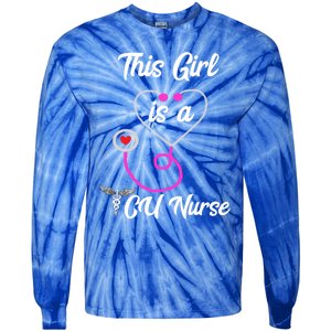 This Is A Icu Nurse Neonatologist Newborn Scrub Nursing Gift Tie-Dye Long Sleeve Shirt