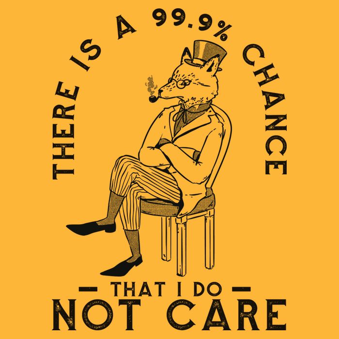 There Is A 99% Chance That I Do Not Care Funny Sustainable Knit Beanie