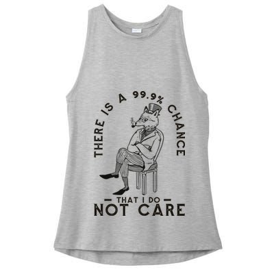 There Is A 99% Chance That I Do Not Care Funny Ladies PosiCharge Tri-Blend Wicking Tank