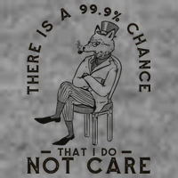 There Is A 99% Chance That I Do Not Care Funny 7-Panel Snapback Hat