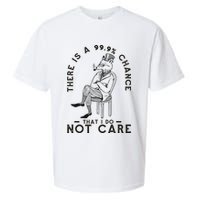 There Is A 99% Chance That I Do Not Care Funny Sueded Cloud Jersey T-Shirt