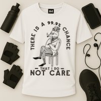 There Is A 99% Chance That I Do Not Care Funny Performance Shirt