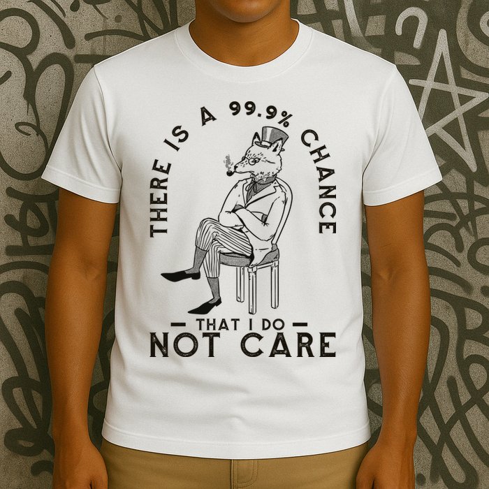 There Is A 99% Chance That I Do Not Care Funny T-Shirt