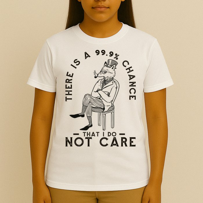 There Is A 99% Chance That I Do Not Care Funny T-Shirt