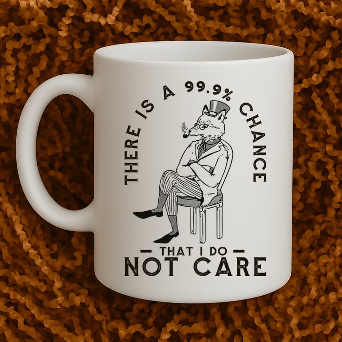 There Is A 99% Chance That I Do Not Care Funny Mug