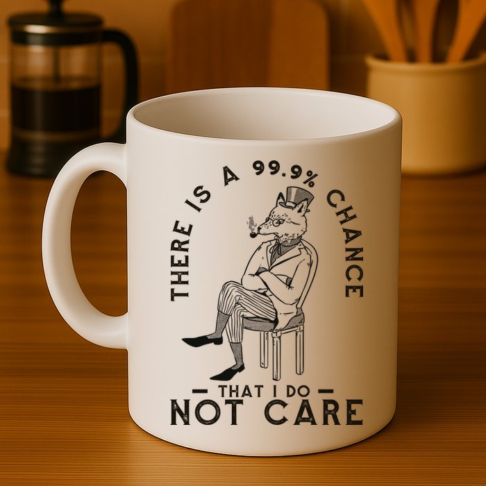 There Is A 99% Chance That I Do Not Care Funny Mug