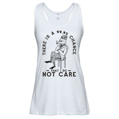 There Is A 99% Chance That I Do Not Care Funny Ladies Essential Flowy Tank