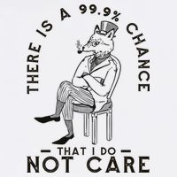 There Is A 99% Chance That I Do Not Care Funny Polo