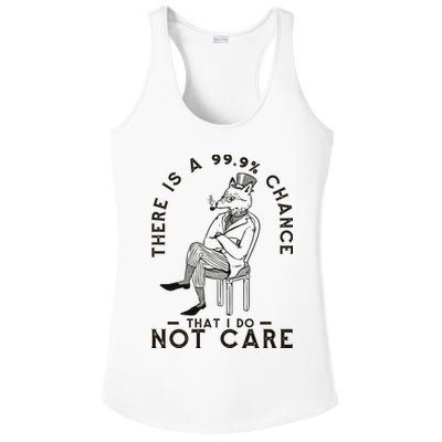 There Is A 99% Chance That I Do Not Care Funny Ladies PosiCharge Competitor Racerback Tank