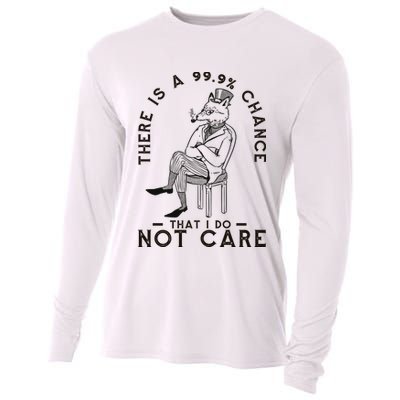 There Is A 99% Chance That I Do Not Care Funny Cooling Performance Long Sleeve Crew