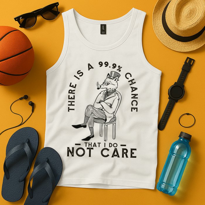 There Is A 99% Chance That I Do Not Care Funny Tank Top