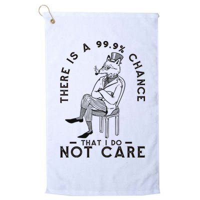 There Is A 99% Chance That I Do Not Care Funny Golf Towel