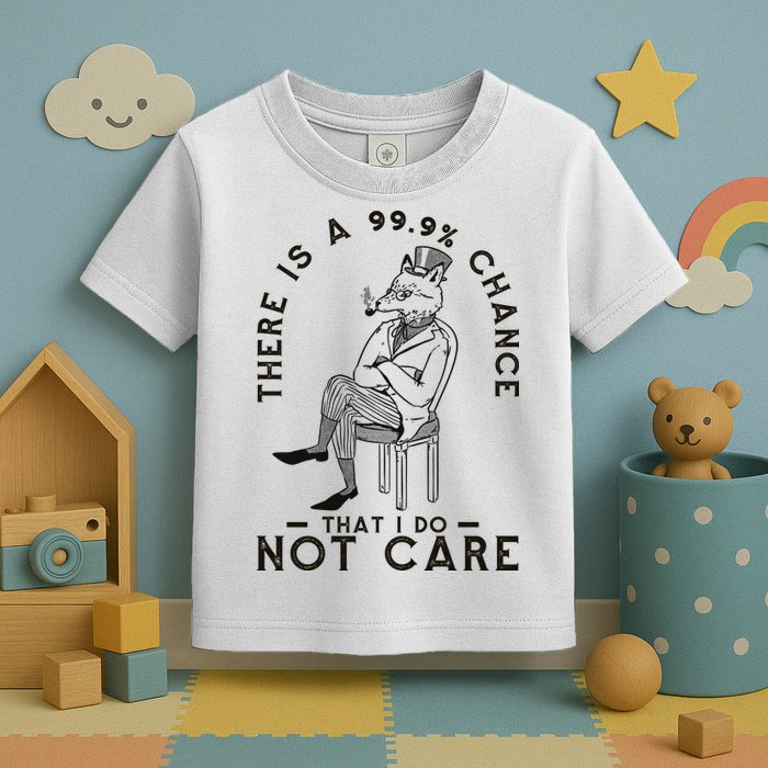 There Is A 99% Chance That I Do Not Care Funny Toddler T-Shirt