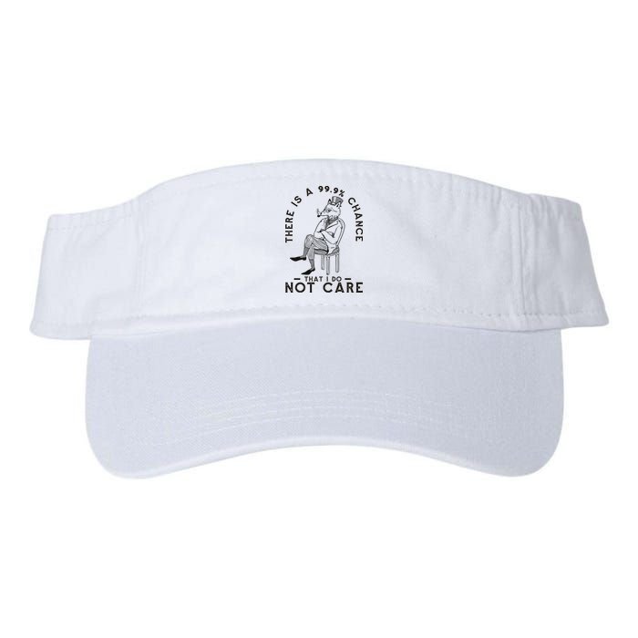 There Is A 99% Chance That I Do Not Care Funny Visor