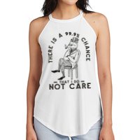 There Is A 99% Chance That I Do Not Care Funny Women's Perfect Tri Rocker Tank