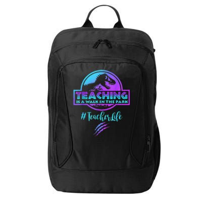 Teaching Is A Walk In Park Teacher Life Funny Mother's Day City Backpack