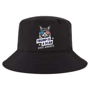 Trump Is A Scab Vote Harris 2024 Cool Comfort Performance Bucket Hat