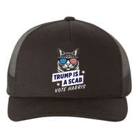 Trump Is A Scab Vote Harris 2024 Yupoong Adult 5-Panel Trucker Hat