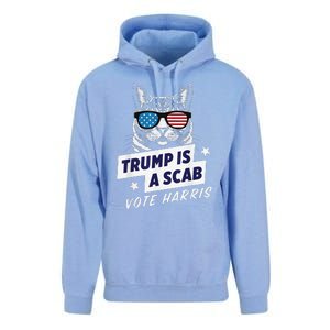 Trump Is A Scab Vote Harris 2024 Unisex Surf Hoodie