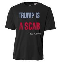 Trump Is A Scab Vote Harris Walz 2024 Cooling Performance Crew T-Shirt