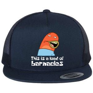 This Is A Load Of Barnacles Funny Saying Quote Flat Bill Trucker Hat