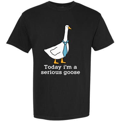 Today IM A Serious Goose Funny Silly Goose Garment-Dyed Heavyweight T-Shirt