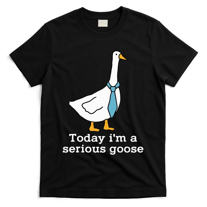 Today IM A Serious Goose Funny Silly Goose T-Shirt