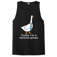 Today IM A Serious Goose Funny Silly Goose PosiCharge Competitor Tank