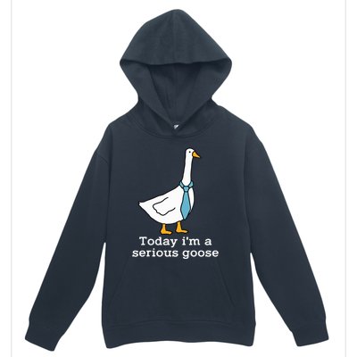 Today IM A Serious Goose Funny Silly Goose Urban Pullover Hoodie