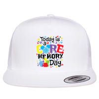 Today Is A Core Memory Day Funny Emotions Out Flat Bill Trucker Hat