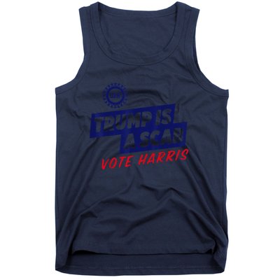 Trump Is A Scab Vote Harris 2024 Tank Top