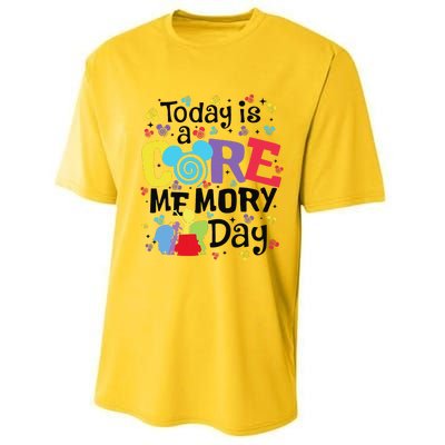 Today Is A Core Memory Day Funny Emotions Out Performance Sprint T-Shirt