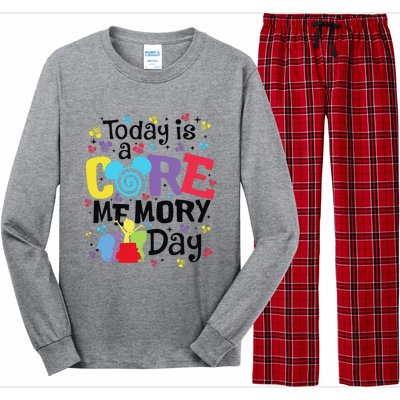 Today Is A Core Memory Day Funny Emotions Out Long Sleeve Pajama Set