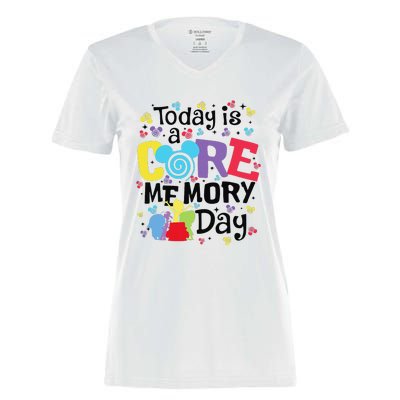 Today Is A Core Memory Day Funny Emotions Out Women's Momentum V-Neck T-Shirt