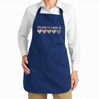 Teaching Is A Work Of Hearts Apron