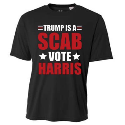 Trump Is A Scab Cooling Performance Crew T-Shirt