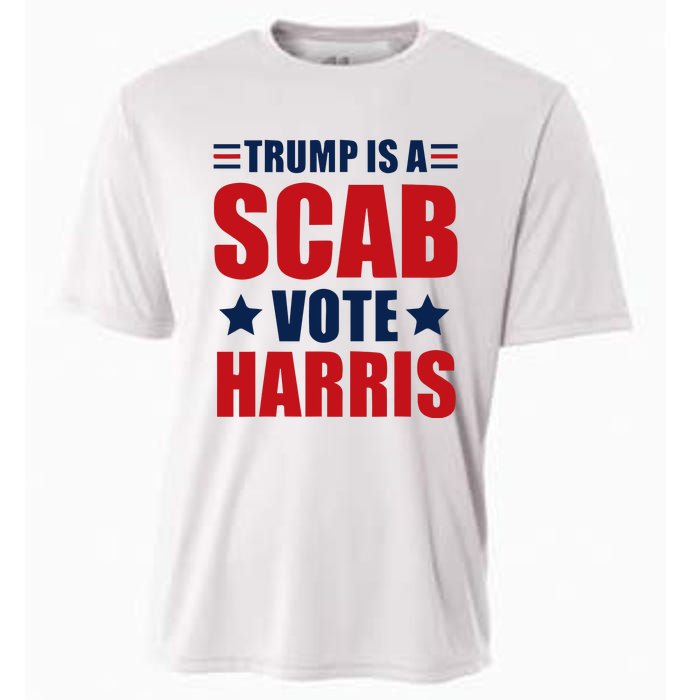 Trump Is A Scab Cooling Performance Crew T-Shirt