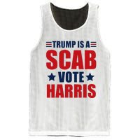 Trump Is A Scab Mesh Reversible Basketball Jersey Tank