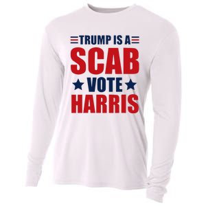 Trump Is A Scab Cooling Performance Long Sleeve Crew