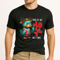 This Is As Jolly As I Get Funny Sarcastic Grumpy Duck Christmas Performance Shirt