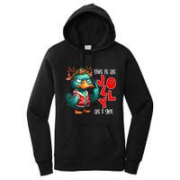 This Is As Jolly As I Get Funny Sarcastic Grumpy Duck Christmas Women's Pullover Hoodie