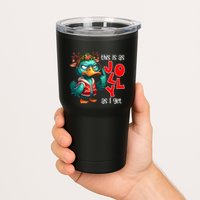This Is As Jolly As I Get Funny Sarcastic Grumpy Duck Christmas Tumbler