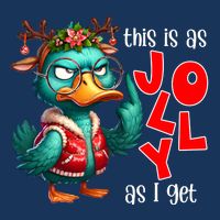 This Is As Jolly As I Get Funny Sarcastic Grumpy Duck Christmas Infant Baby Jersey Bodysuit