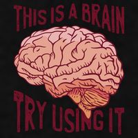 This Is A Brain Try Using It Funny Ladies PosiCharge Tri-Blend Wicking Tank
