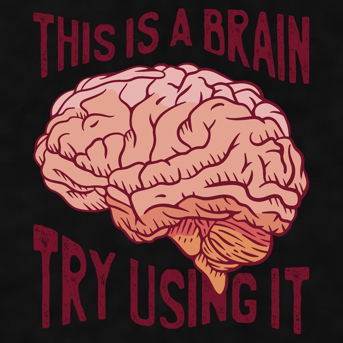 This Is A Brain Try Using It Funny Ladies PosiCharge Tri-Blend Wicking Tank