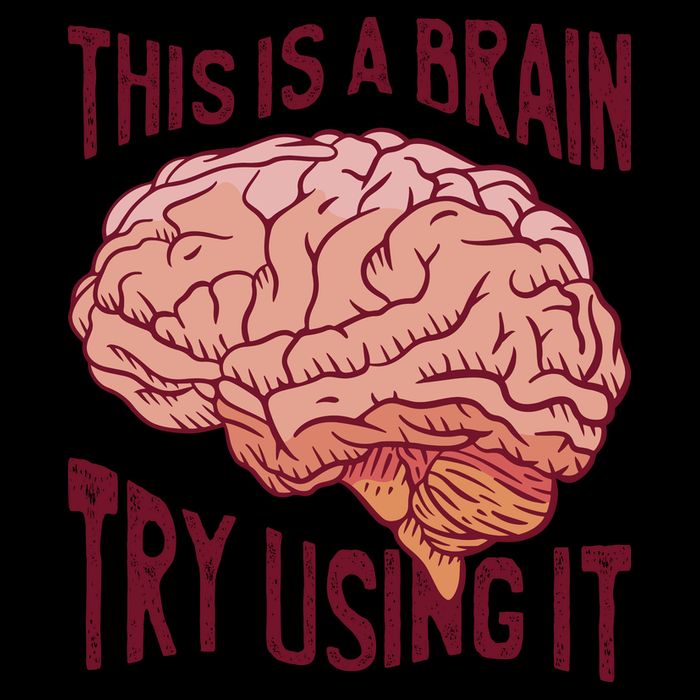 This Is A Brain Try Using It Funny 16 in Basic Backpack